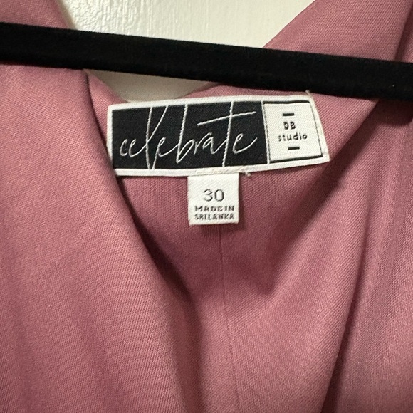 David's Bridal Chianti Wrap Maxi Dress - Picture 8 of 8